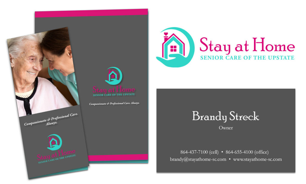 Senior Care logo and branding